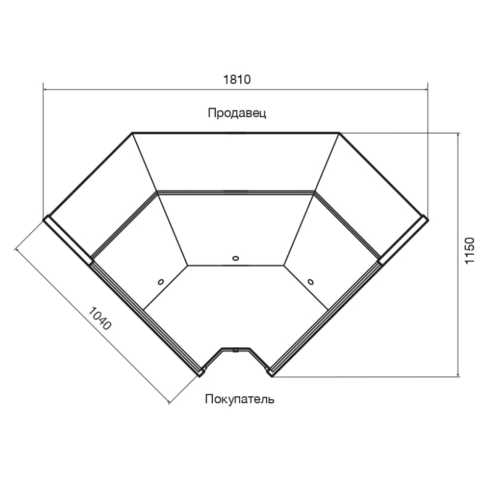 Витрина холодильная универсальная Dazzl Galaxy 080 Plug-in ЗУ 90 динамика, прессервы