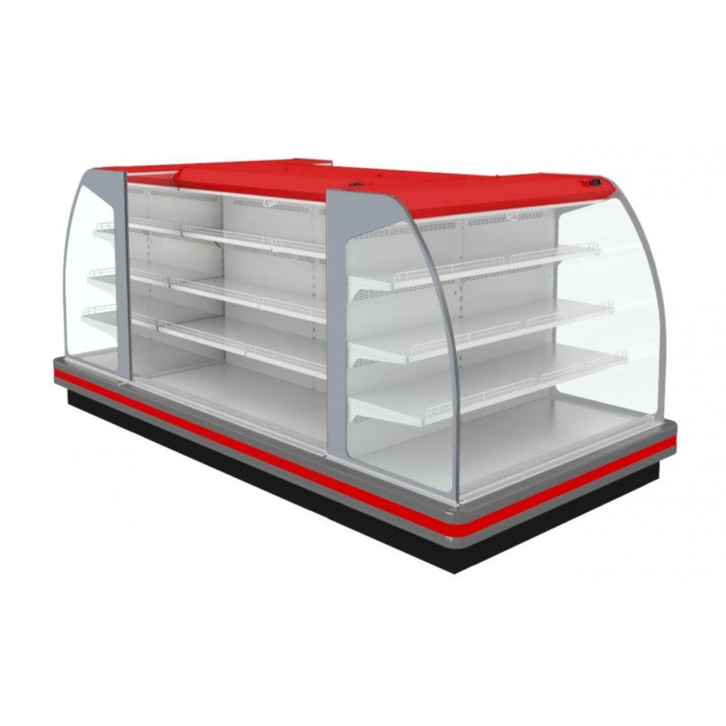 Горка пристенная витрина МХМ Варшава 160/94 ВХСп-1,68 торцевая