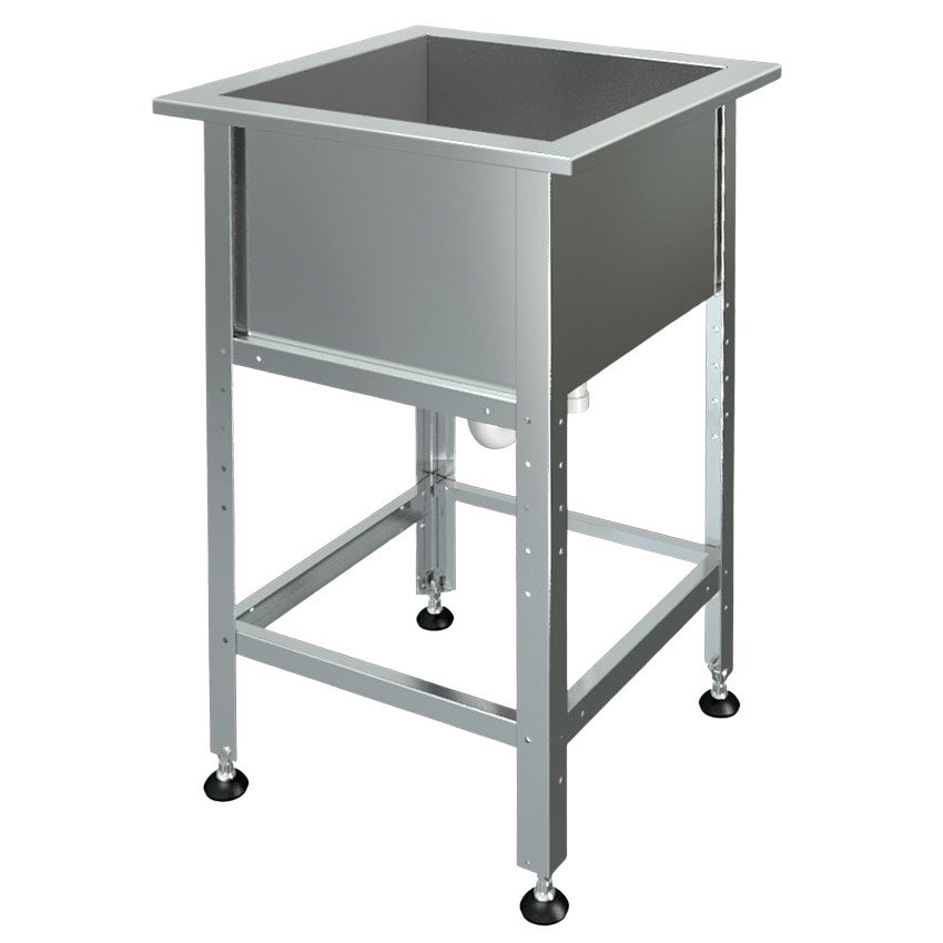 Ванна моечная МХМ М-1-0,3-0,53/0,53 нерж. (AISI 430, t=1,0)