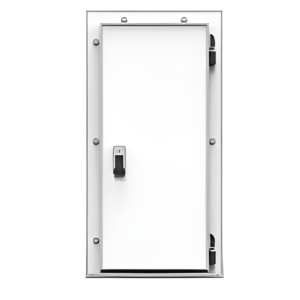 Дверь холодильная распашная одностворчатая НТ-РДО-1000*2200/120 (с металлической рамой)