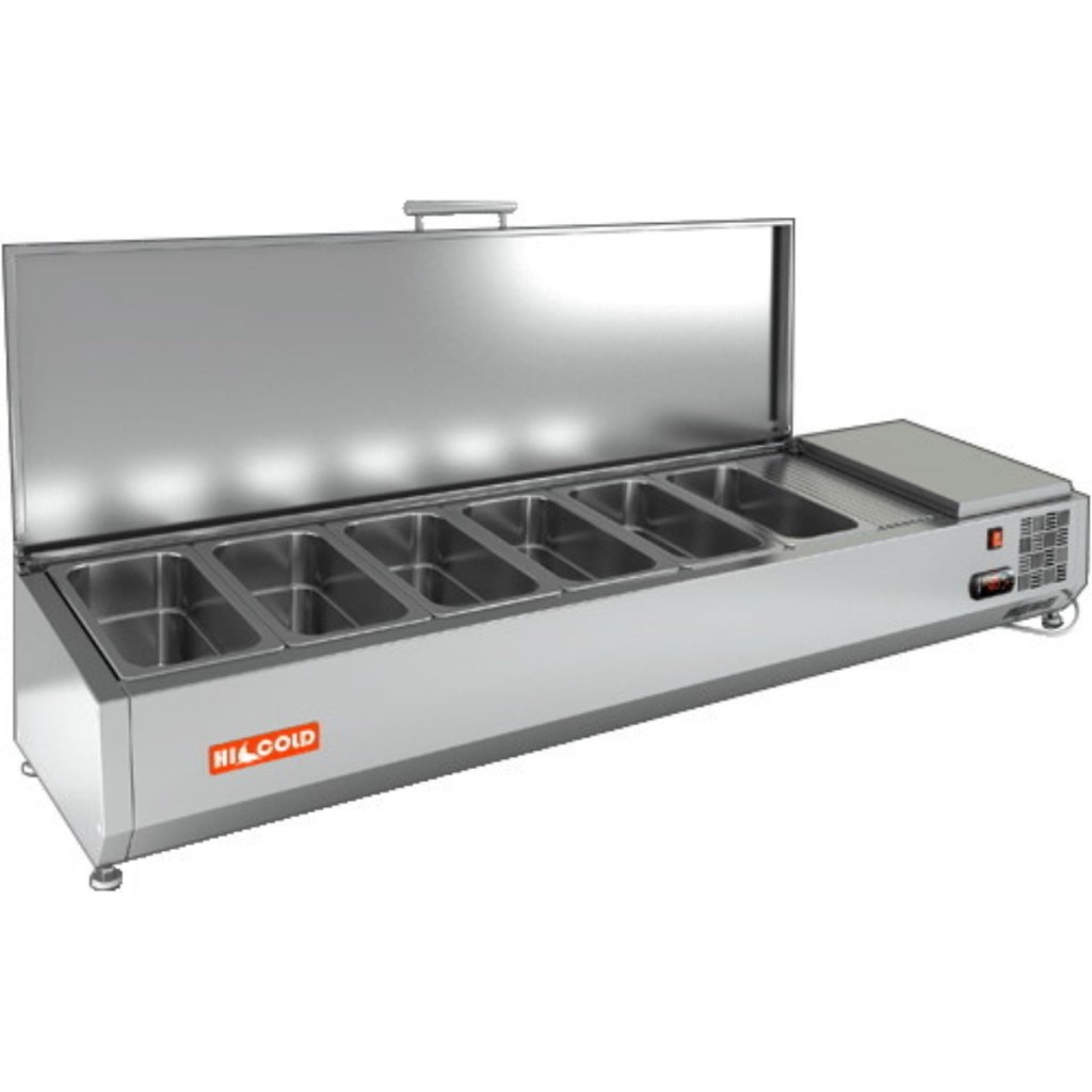 Витрина холодильная для ингредиентов HICOLD VRTU 1390 1/4