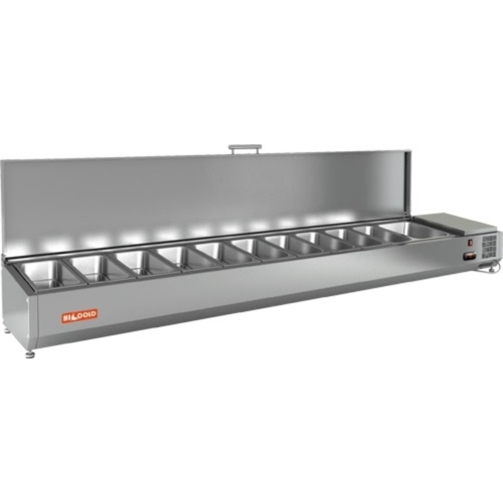 Витрина холодильная для ингредиентов HICOLD VRTU 2360 1/3 
