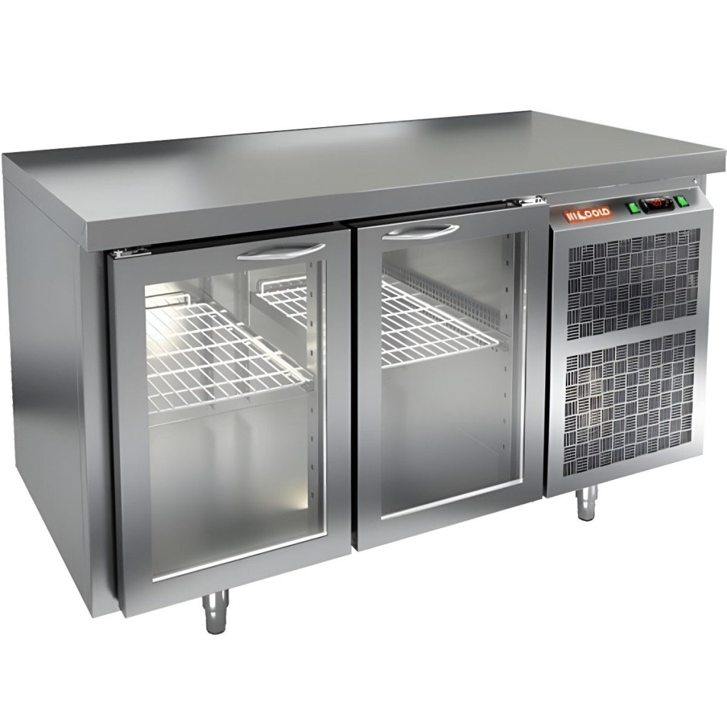 Стол холодильный среднетемпературный HiCold GNG 11 HT О увеличенная столешница