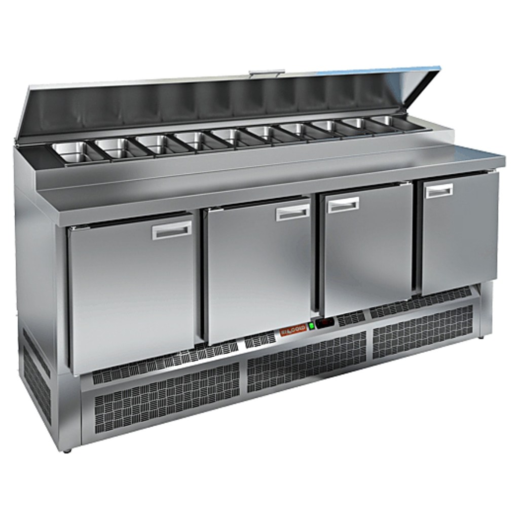 Стол холодильный для пиццы HiCold PZE1-1111GN (1/3)