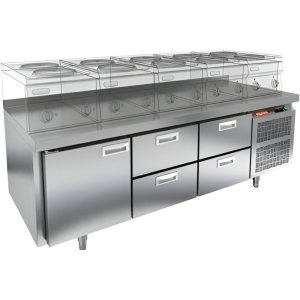 Стол охлаждаемый HiCold GN 122/TN LT О SH под тепловое оборудование