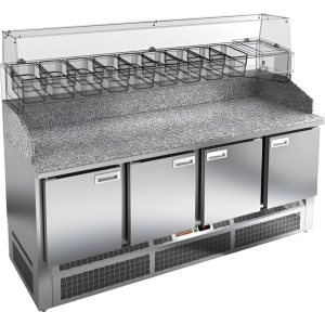 Стол холодильный для пиццы HiCold PZE3-1111/GN камень